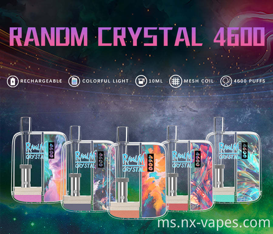 RandM Crystal 4600 Disposable Vape Pod Device Whole